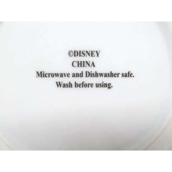 Disney Alice in Wonderland White Rabbit Rimmed Soup Bowl Excellent condition 9" - Picture 9 of 10